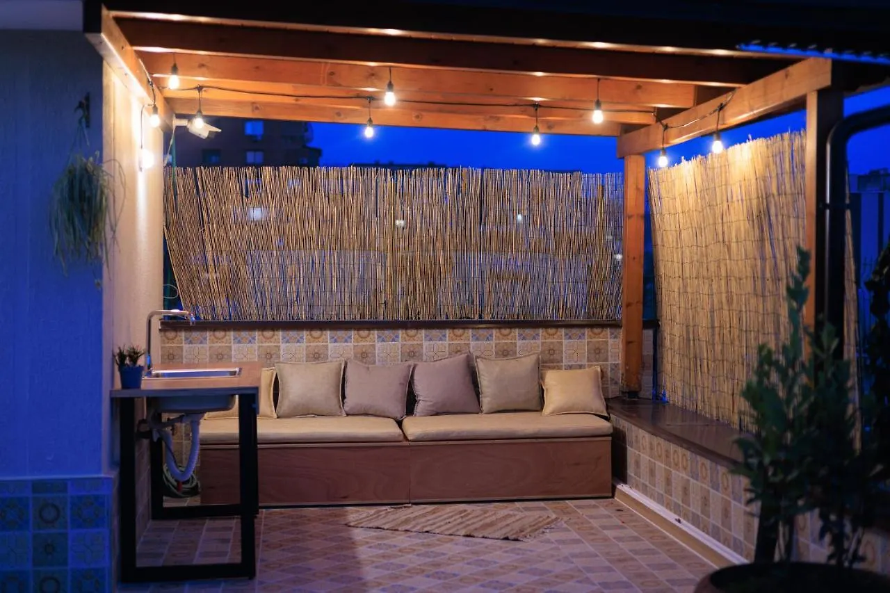 One-Bedroom Rooftop Skyline Central Hidden Gem In Tirana Appartement